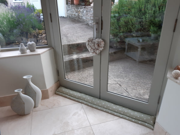 Spotty Draught Excluder - Sage