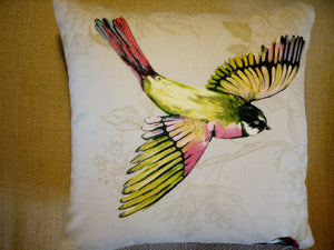 Birds of Paradise Cushion (Flying Right)