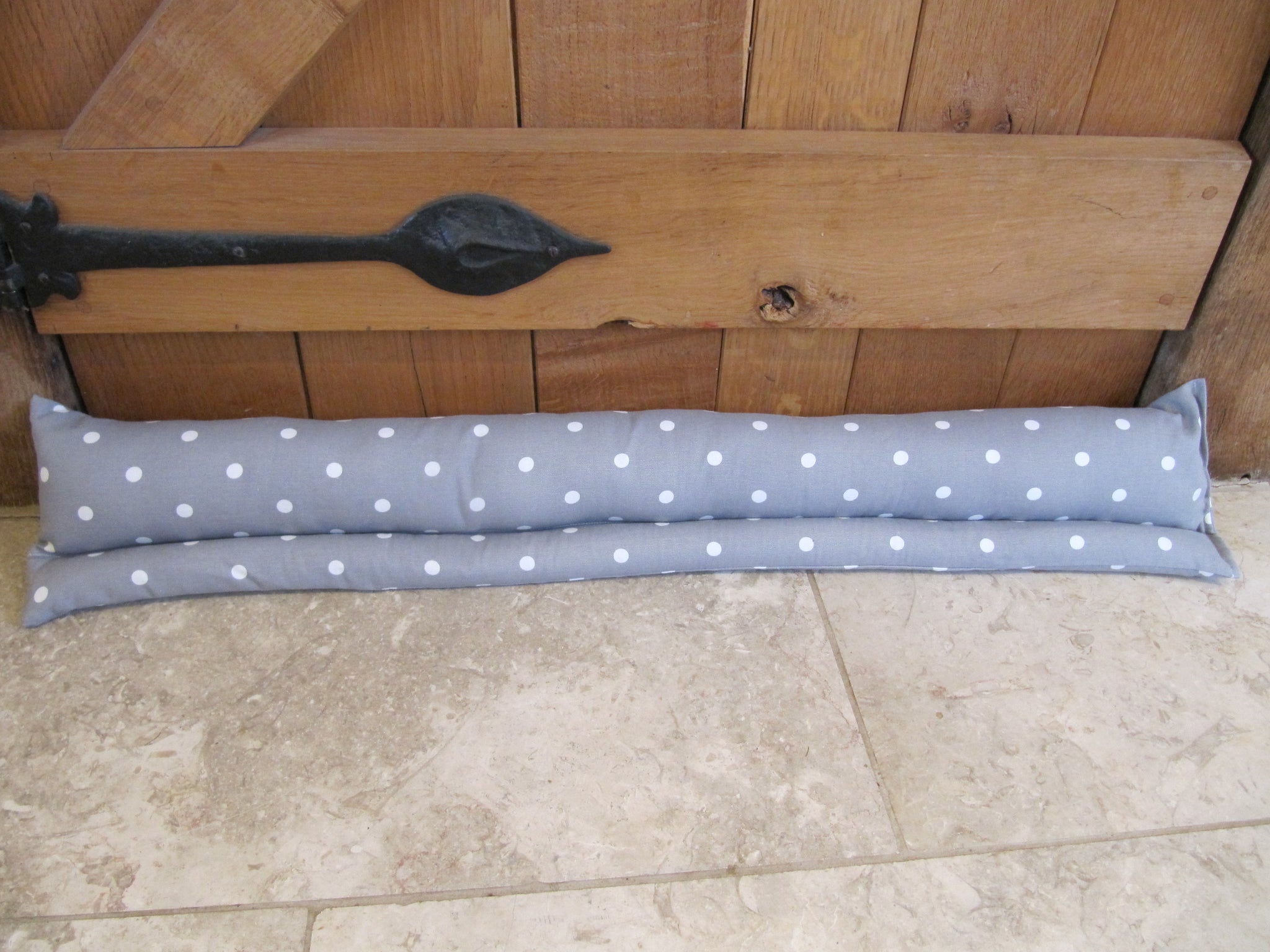 Spotty Draught Excluder - Smoke