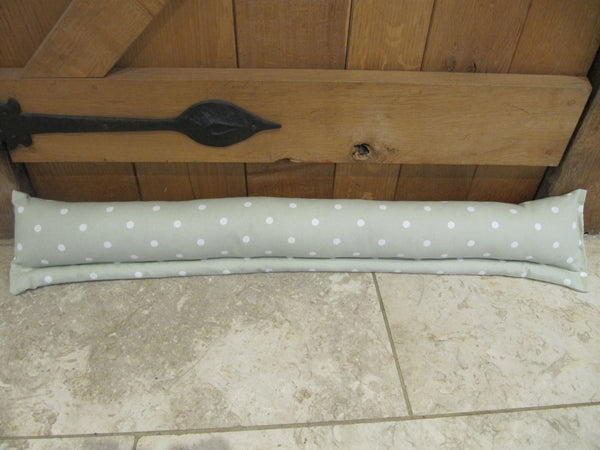 Spotty Draught Excluder - Sage