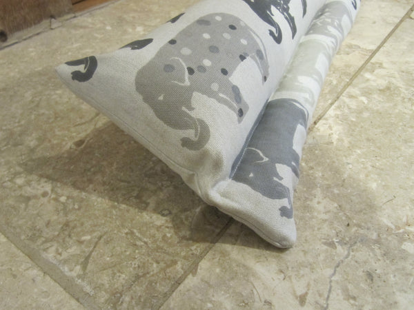 Elephant Draught Excluder in Natural