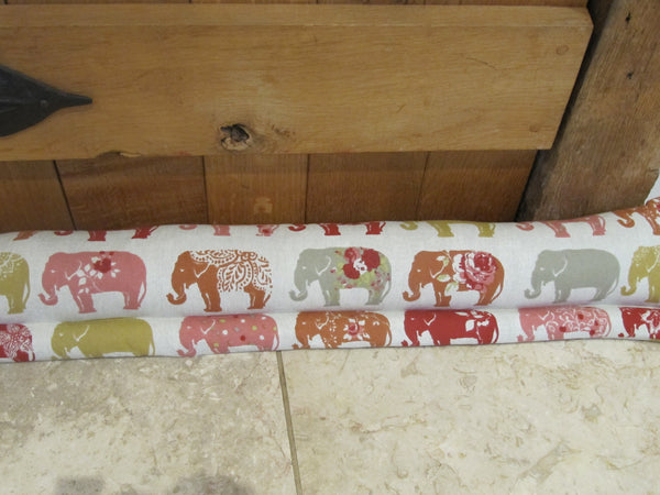 Elephant Draught Excluder in Spice