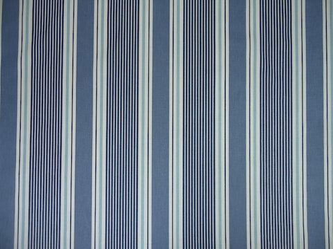 Blue Stripes Draught Excluder - Denim