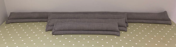 Plain Draught Excluder - Grey