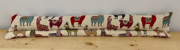 Funky Llama, tapestry Draught Excluder