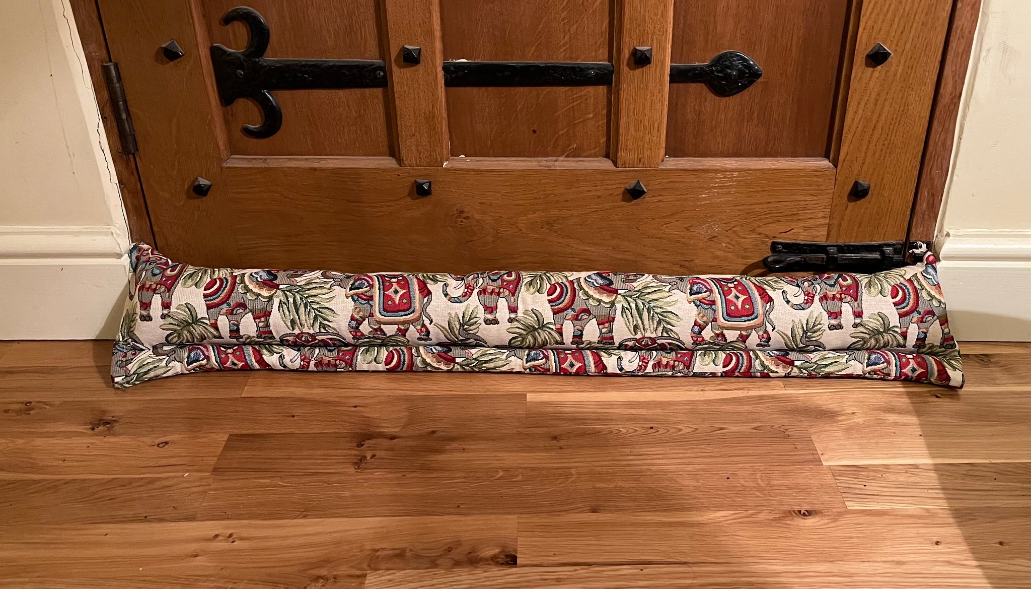 Elephant tapestry Draught Excluder