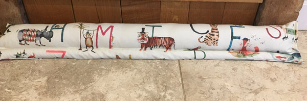 Animal Alphabet Draught Excluder