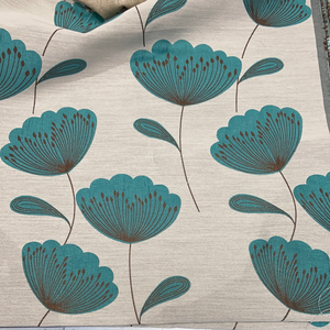 Turquoise Flower Cushion